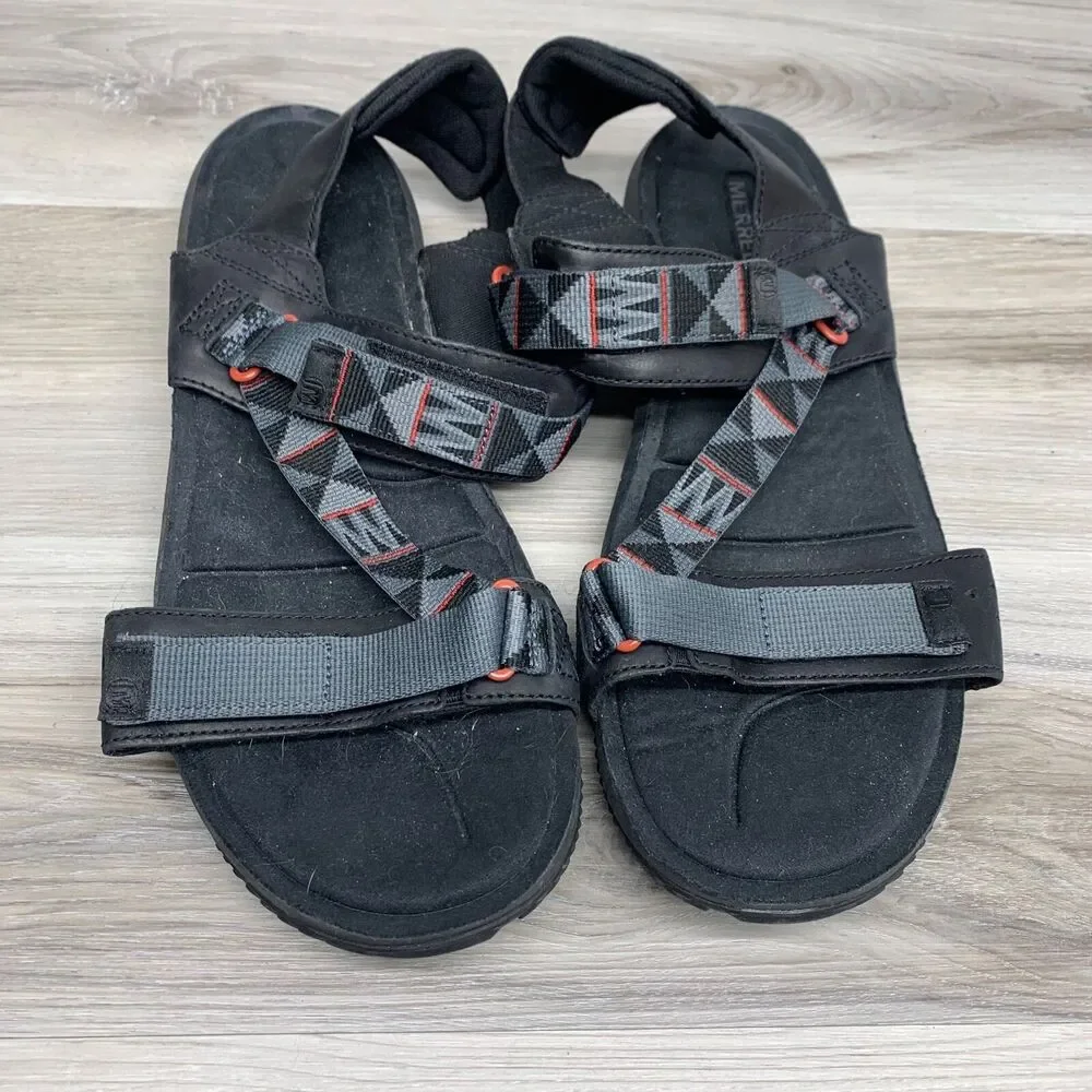 Merrell‎ Men's Terrant Convertible Sport Sandal Size 12 J62461 Black Strappy